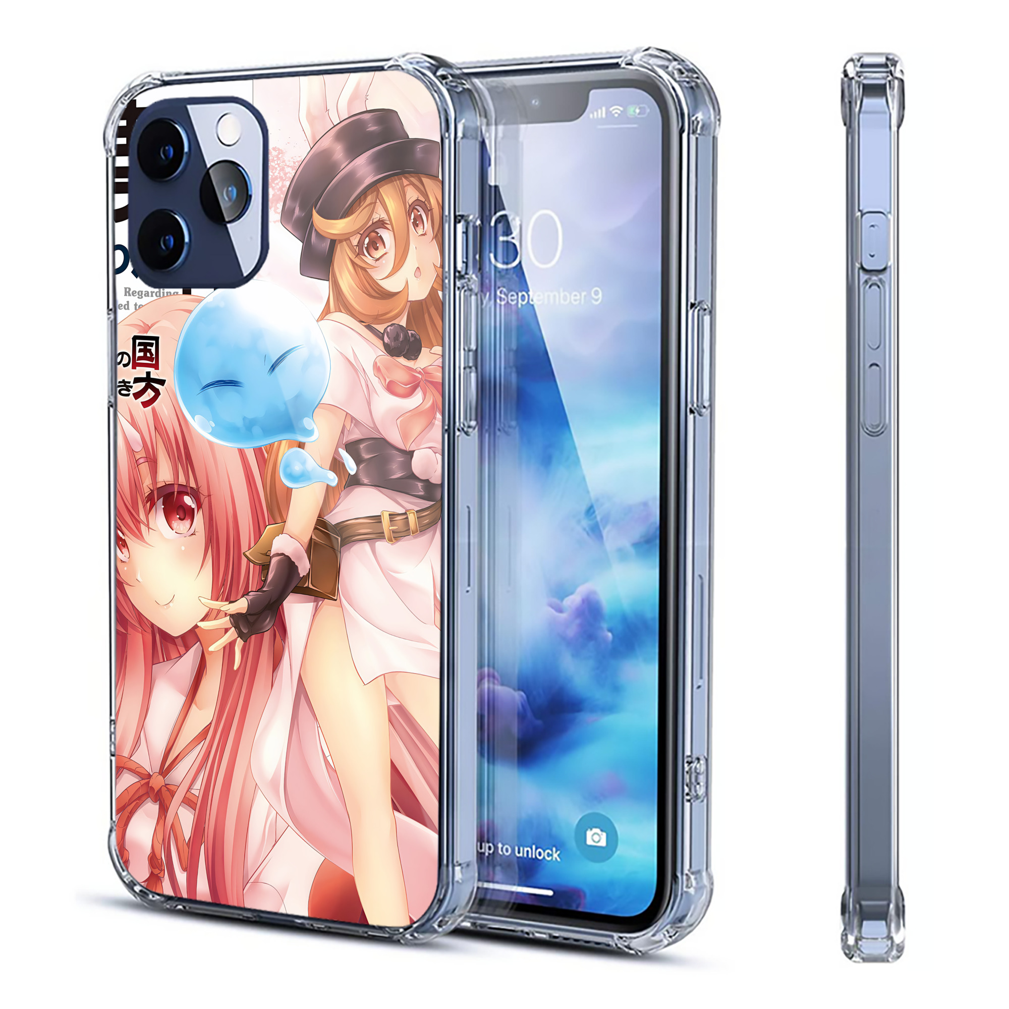 （画像用） 転スラ Regarding Reincarnated to Slime 【iPhone 12シリーズ対応】透明スマホケース（クリアソフトケース）